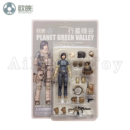 Ou Ying Studio 1/18 Planet Green Valley PGV 3.75" EFSA Female Action Figure — Anime Model Collectible