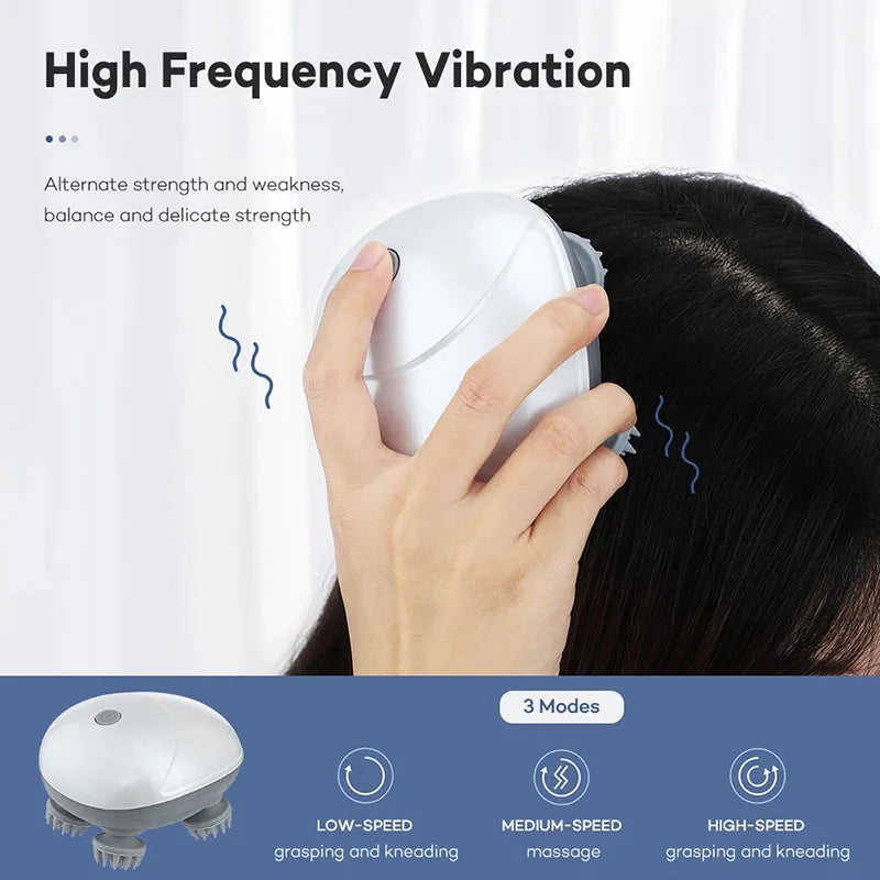 Pamper Your Feline Friend: Electric Cat Massager - Deep Tissue Massage Device for Body, Shoulder, Leg, Arm, Neck, and Scalp - Kneading and Vibrating for Ultimate Relaxation