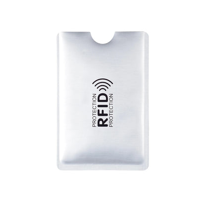 5-20pcs Aluminium RFID Card Holder - NFC Blocking, Metal Credit Card Case for ID and Bank Card Protection