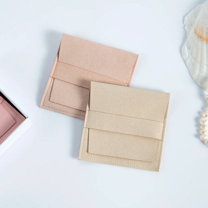 10Pcs Microfiber Jewelry Pouches 6.2x6.2cm & 8x8cm – Rings, Earrings, Pendants, Bracelets Gift Bags for Wedding Favors