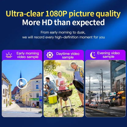 1080P Mini Necklace Camera - Wide-Angle Portable Audio Video Voice Recorder with 4–128GB Storage Support