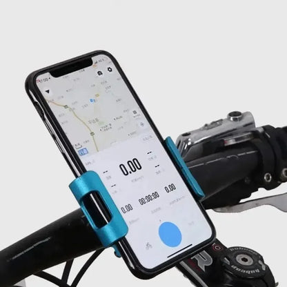 Metal Motorcycle & Bike Phone Holder – Aluminum Anti-Slip Bracket, Universal GPS Clip for All Smartphones