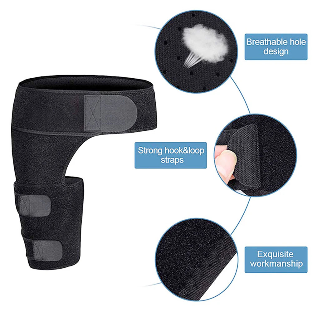 Tcare Sciatica Nerve Pain Relief Brace – Thigh Compression Wrap for Hip Joints, Arthritis & Groin Support