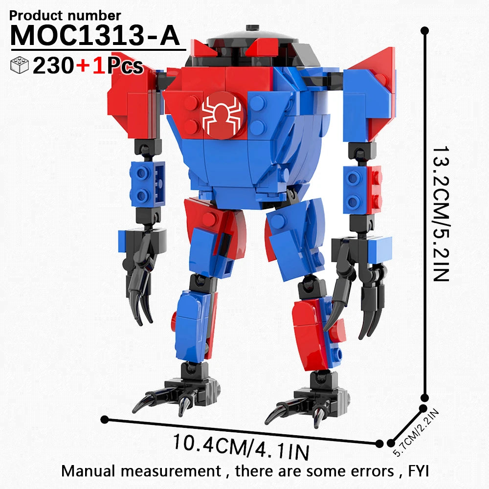 MOOXI Movie Series MOC BrickHeadz Building Blocks Set – DIY Educational Toy for Kids