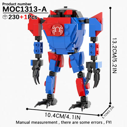 MOOXI Movie Series MOC BrickHeadz Building Blocks Set – DIY Educational Toy for Kids