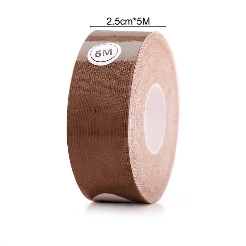 5M Invisible Breast Lift Tape for Women – Push Up Adhesive Bra Roll & Nipple Covers Pasties