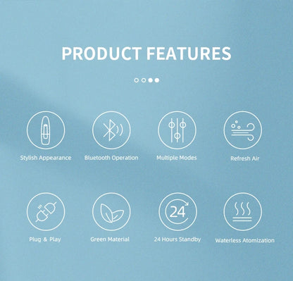 Plug-in Wall Fragrance Diffuser - Hotel Air Freshener, Bluetooth Essential Oil & Electric Aroma Diffuser Machine