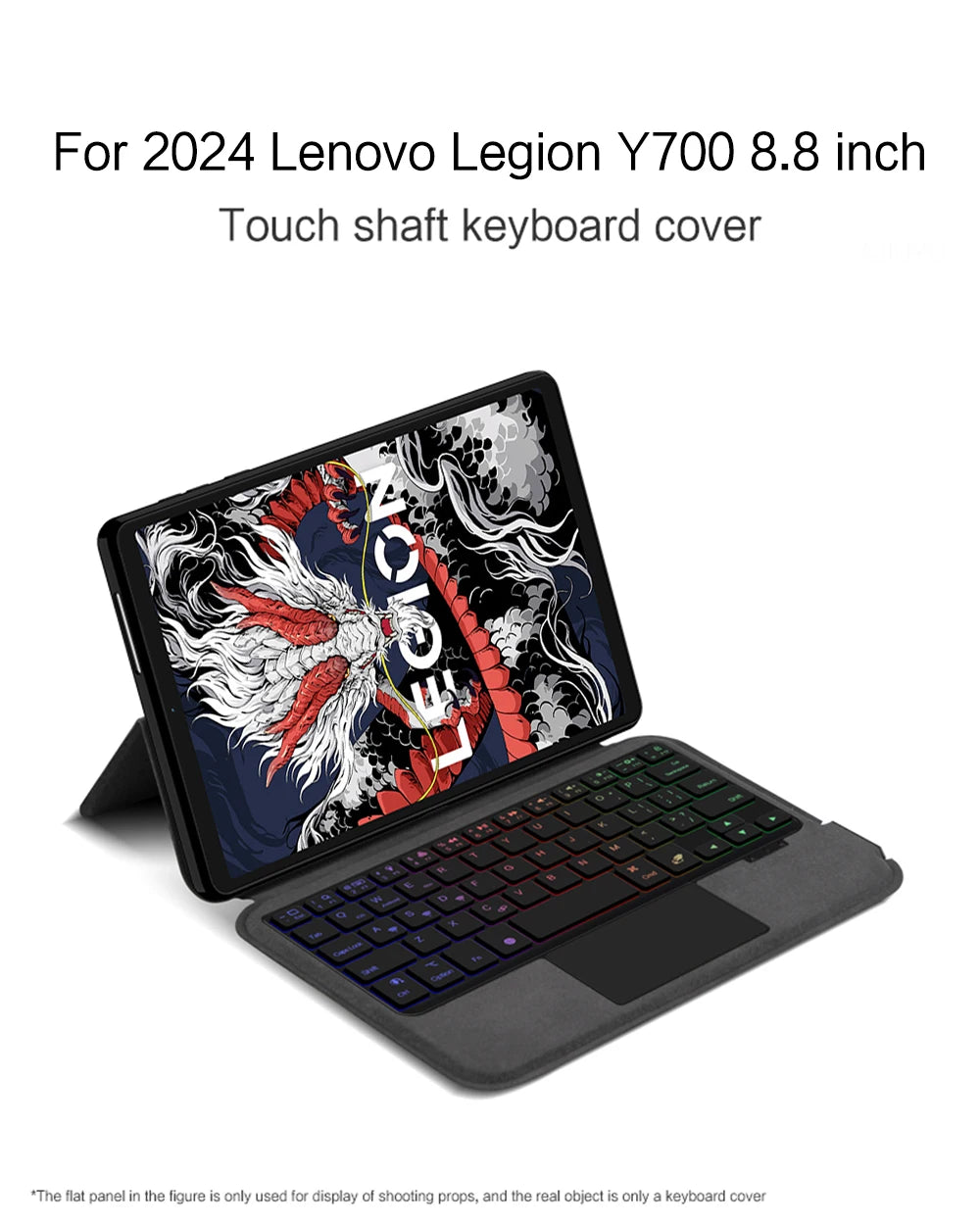 Magic Backlit Keyboard Case for Lenovo Legion Y700 2025 (3rd Gen) – 8.8" TB321FU Gaming Tablet Cover
