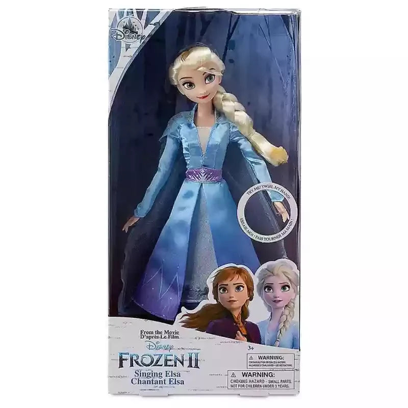 Disney Princess Frozen Elsa & Anna Classic Dolls – Anime Action Dress-Up Toy for Girls’ Gift