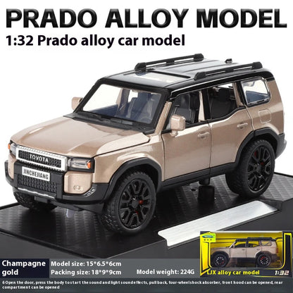 1:32 Toyota Prado Land Cruiser Alloy Diecast Model Car – Off-Road Toy for Kids & Collectible Gift