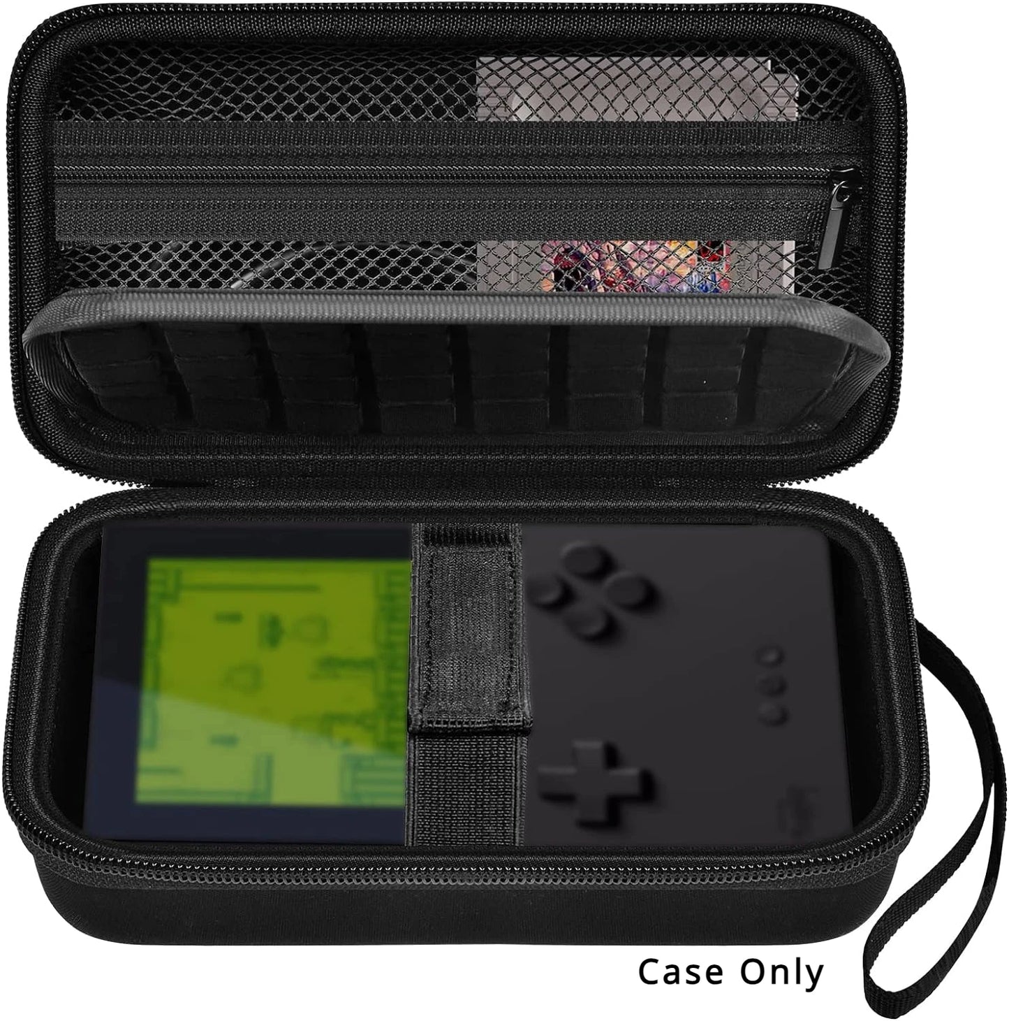 Hard Case for Analogue Pocket Handheld Console — Portable Mini Game Player Storage Bag for Game Cards
