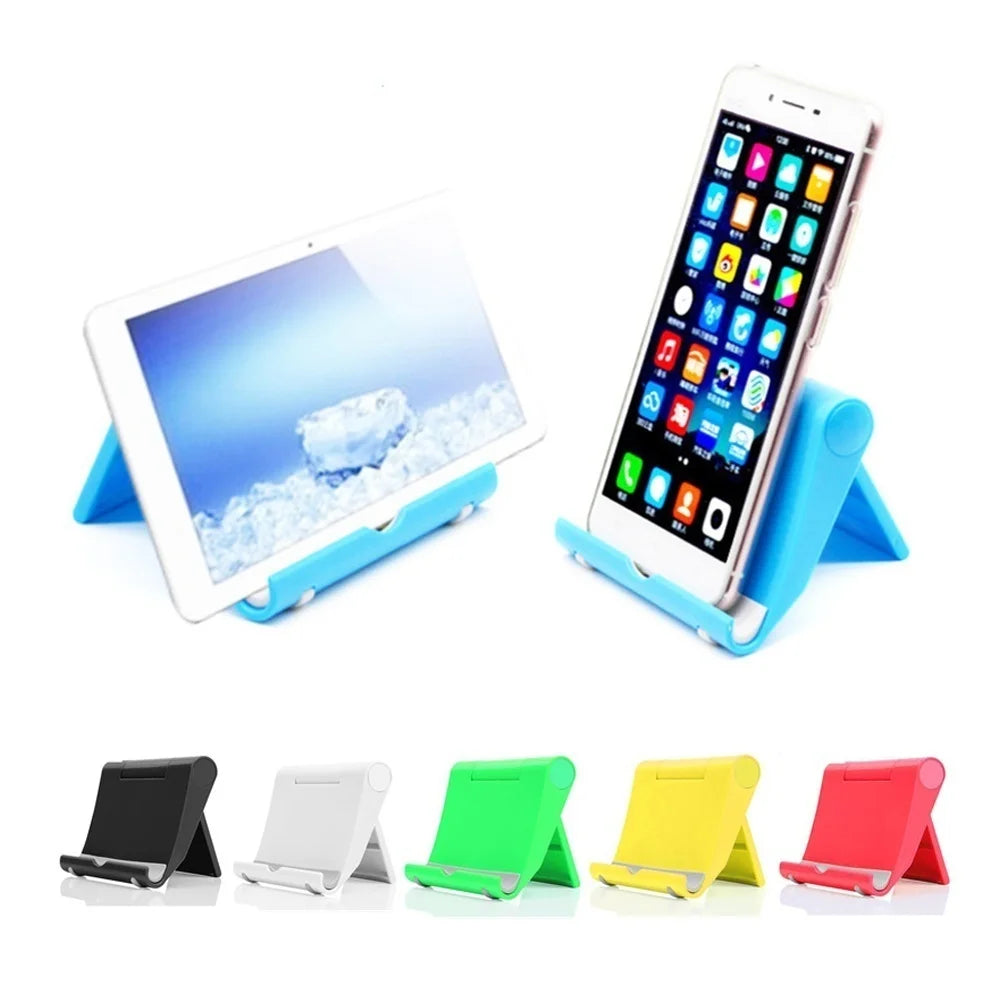 Universal Mobile Phone & Tablet Stand Holder: Desktop Desk Stand for Communication Accessories - Support for Cell Phones and Tablets