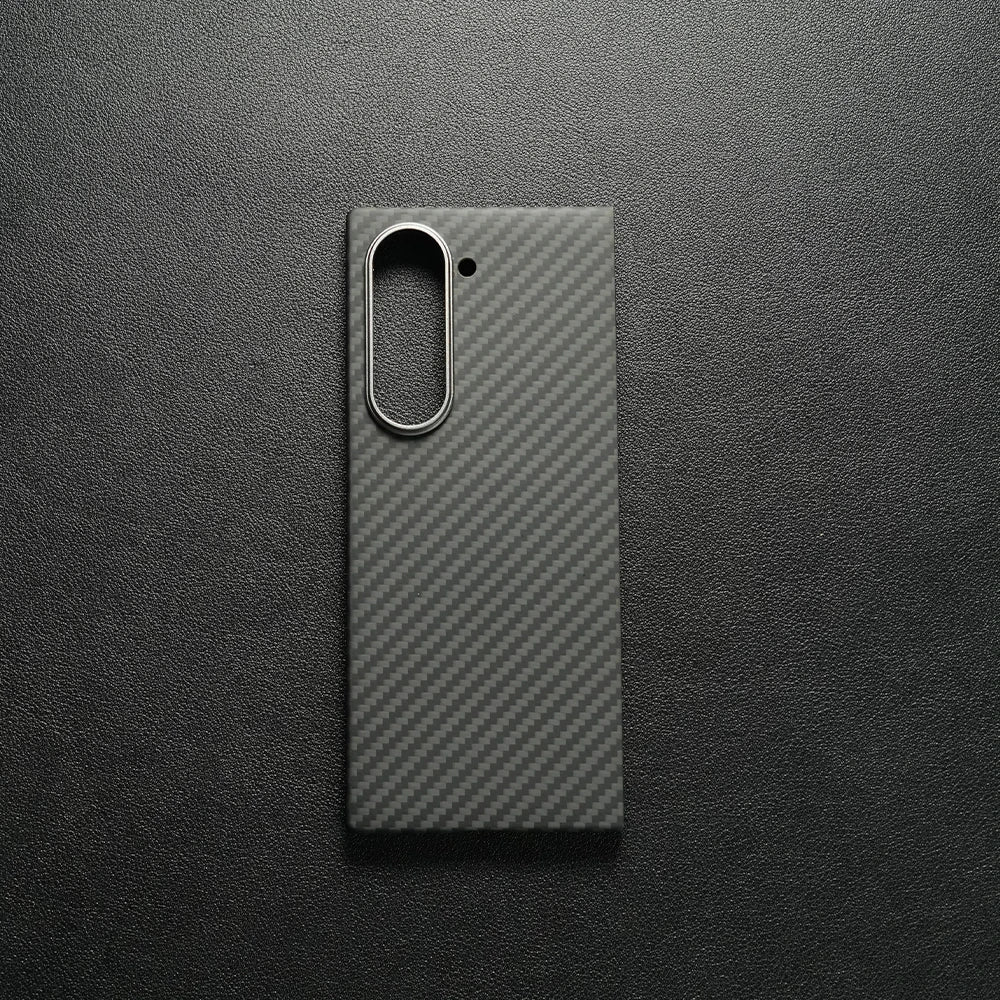 Real Aramid Carbon Fiber Magnetic Case for Samsung Galaxy Z Fold 6 – Magsafe Compatible 1500D 600D Fiber Cover