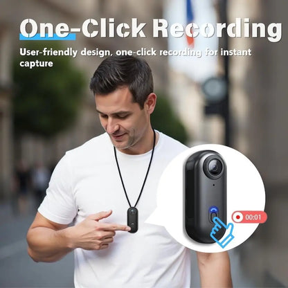 4K UHD Mini Vlog Camera – Wireless WiFi Sports Action Pocket Camcorder