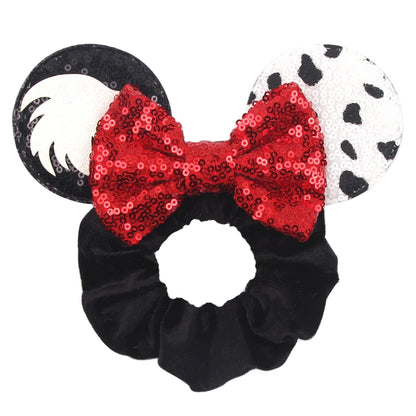 Velvet Mouse Scrunchies - Cute Elastic Ponytail Holders & Hair Accessories for Girls