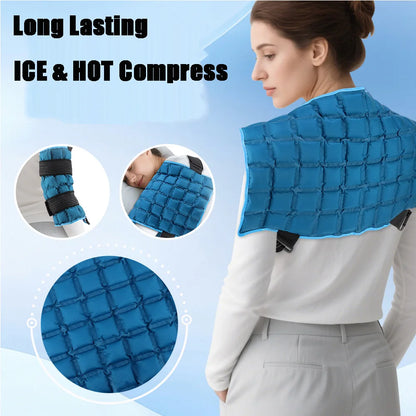 Self-Absorbent Ice Bandage — Reusable Hot & Cold Compress Pad for Arm, Leg, Knee, Ankle & Shoulder