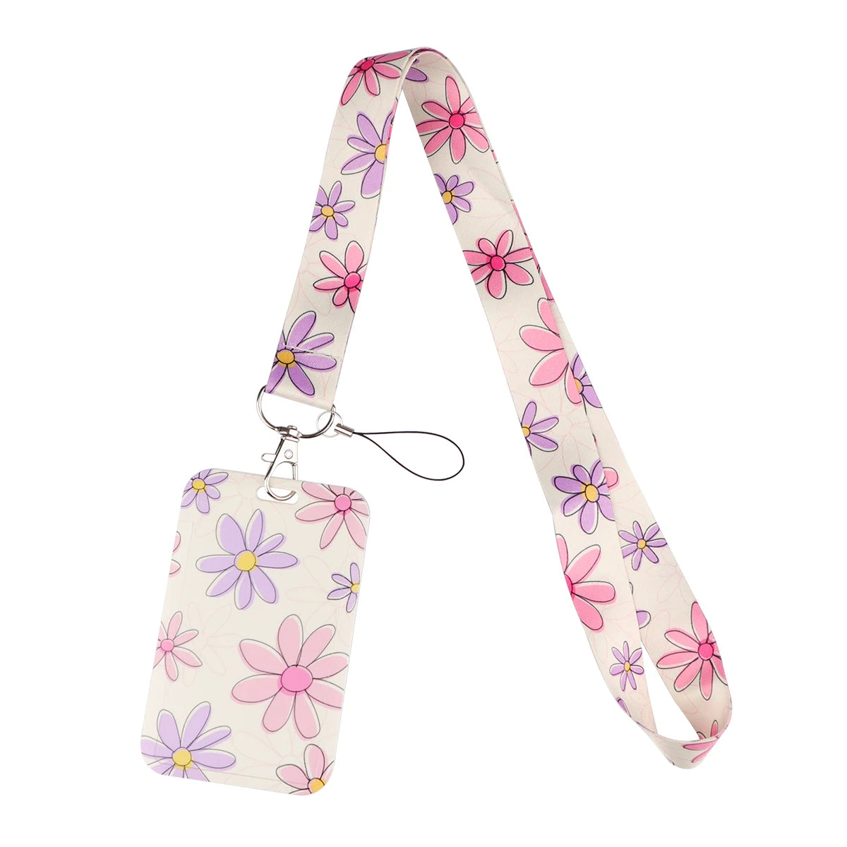 Cartoon Butterfly Lanyard for Keys – Neck Strap ID Badge Holder, Phone USB Keychain Accessories