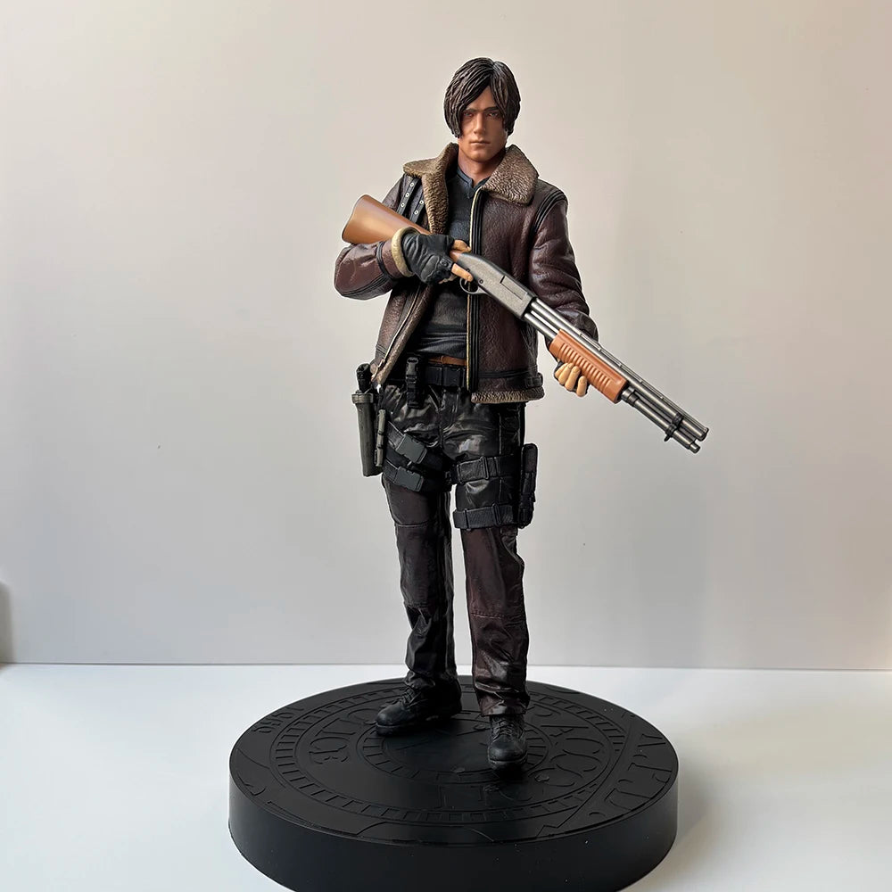 Biohazard RE Jill Valentine & Leon S. Kennedy Anime Figure – Evil Game Collectible Statue for Birthday Gifts