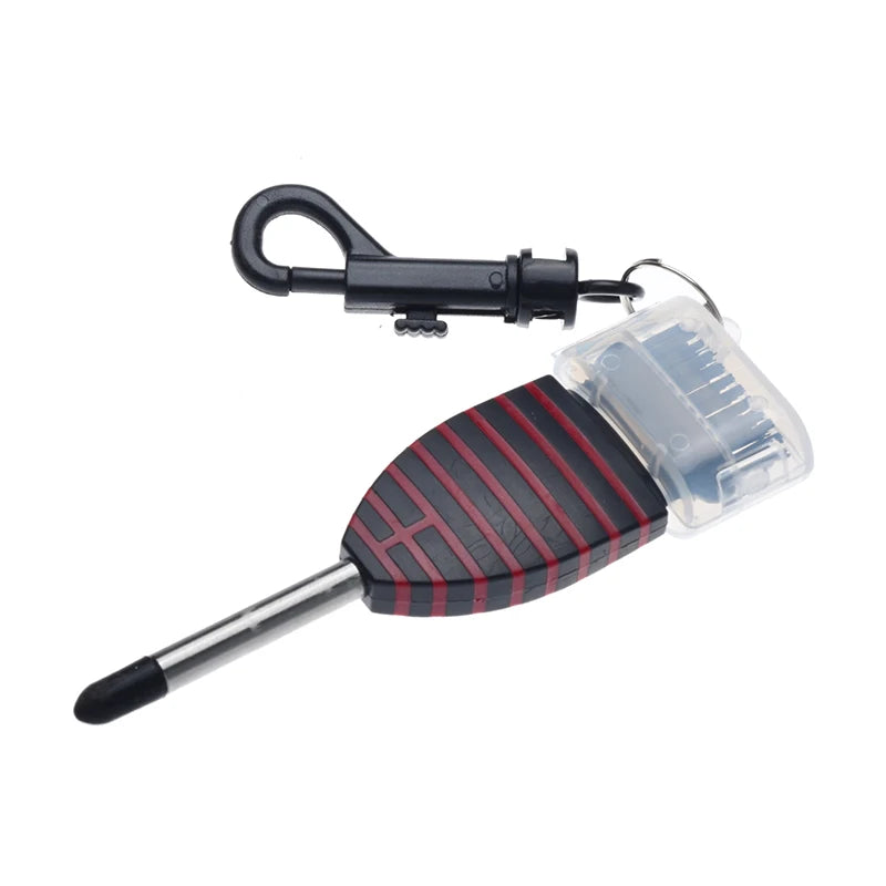 Golf Grooving Sharpening Tool – Alloy Wedge Cleaner with Brush for Golf Groove Maintenance