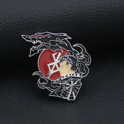 Anime Guts Enamel Pin – Berserk Brand of Sacrifice Lapel Brooch for Men & Women Gift