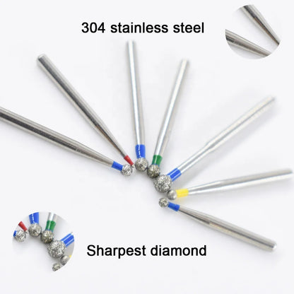 5pcs FG Dia 1.6mm Dental Drills – High-Speed Handpiece Diamond Burs for Teeth Whitening