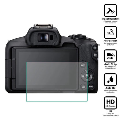 Tempered Glass Screen Protector for Canon EOS R Series – R/Ra/RP/R3/R5/R6 II/R7/R8/R10/R50 Camera Display Cover Film