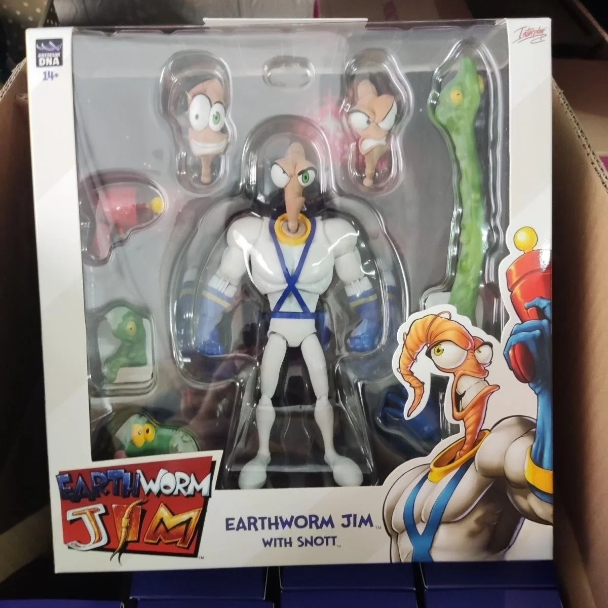 Genuine Earthworm Jim 2.0 PDNA 1/12 Scale Psy-Crow & Bob The Killer Action Figures – Collectible Worm Body Toys & Gifts