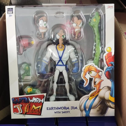 Genuine Earthworm Jim 2.0 PDNA 1/12 Scale Psy-Crow & Bob The Killer Action Figures – Collectible Worm Body Toys & Gifts