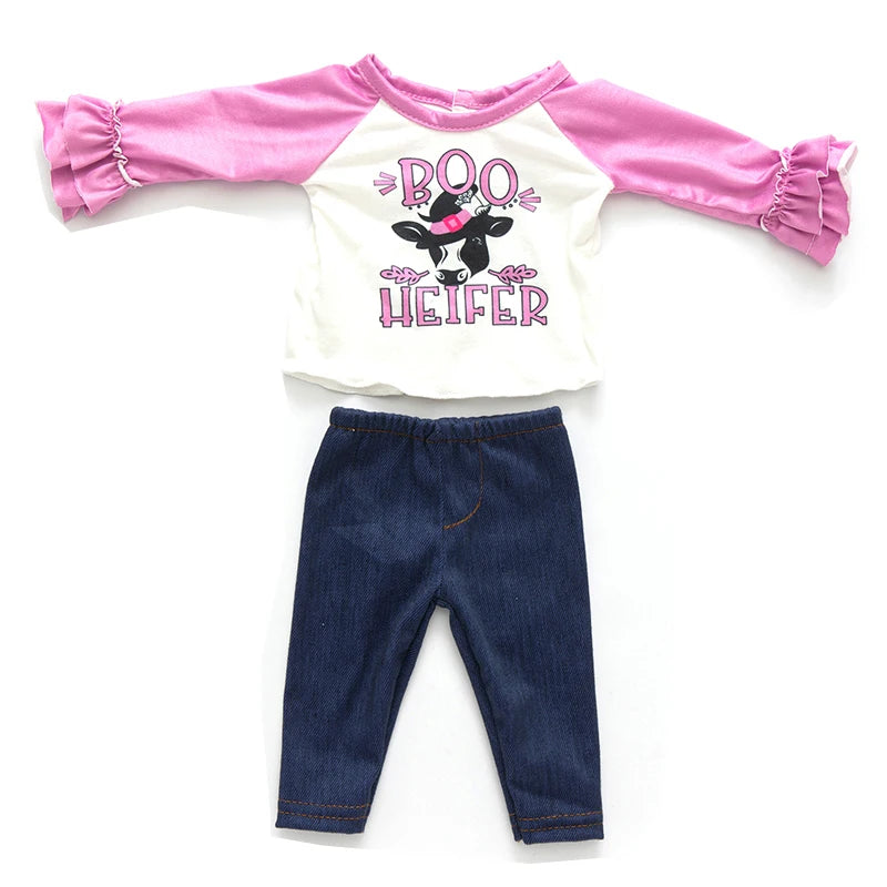 18-Inch American Girl Doll Clothes – Coat, Tights & Pants Outfit for Newborn & Baby Dolls