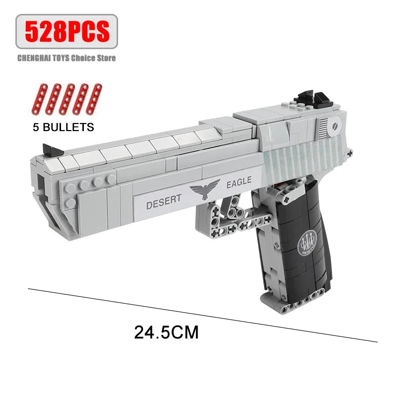 AK47 & AWM Sniper Gun Building Block Set – Military MOC Model Toy for Boys Holiday Gift
