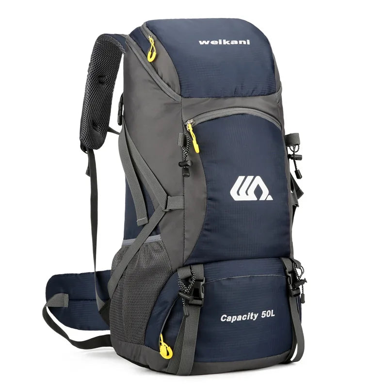 2025 50L Outdoor Hiking & Camping Backpack – Travel Duffel & Sports Backpack