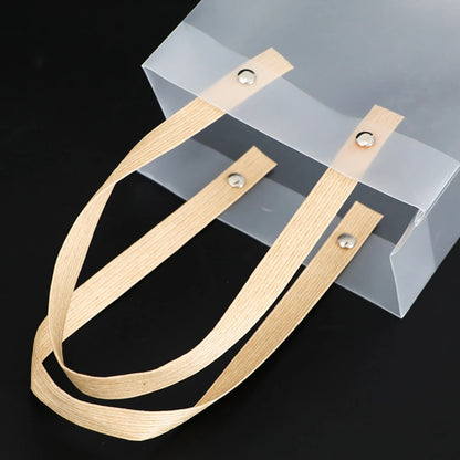 10PCS Frosted Tote Bag: PVC Waterproof Transparent Eco-friendly Candy Bag - Perfect Companion Gift for Any Occasion