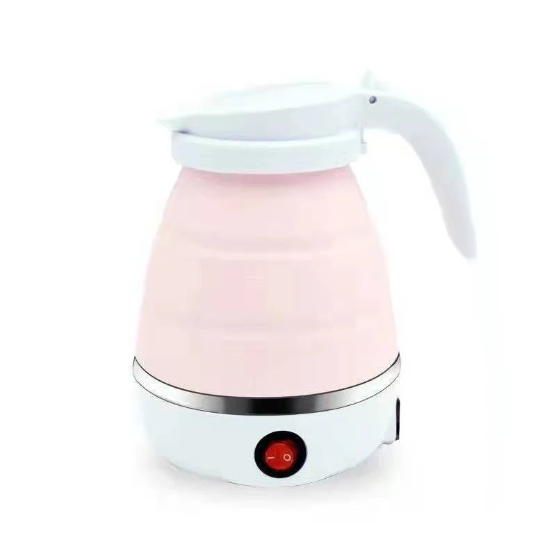 Mini Folding Kettle 0.6L - Portable 600W Water Heater, Silicone Electric Kettle for Home & Travel