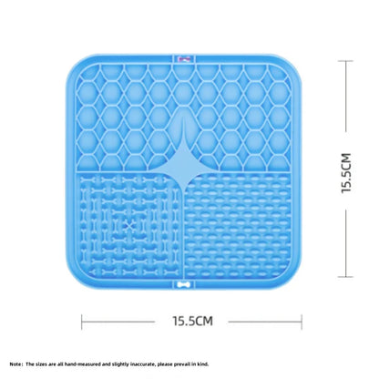 Pet Lick Silicone Mat for Dogs – Slow Feeder Plate, Dog Training Food Sucker, Bathing Distraction & Feeding Supplies