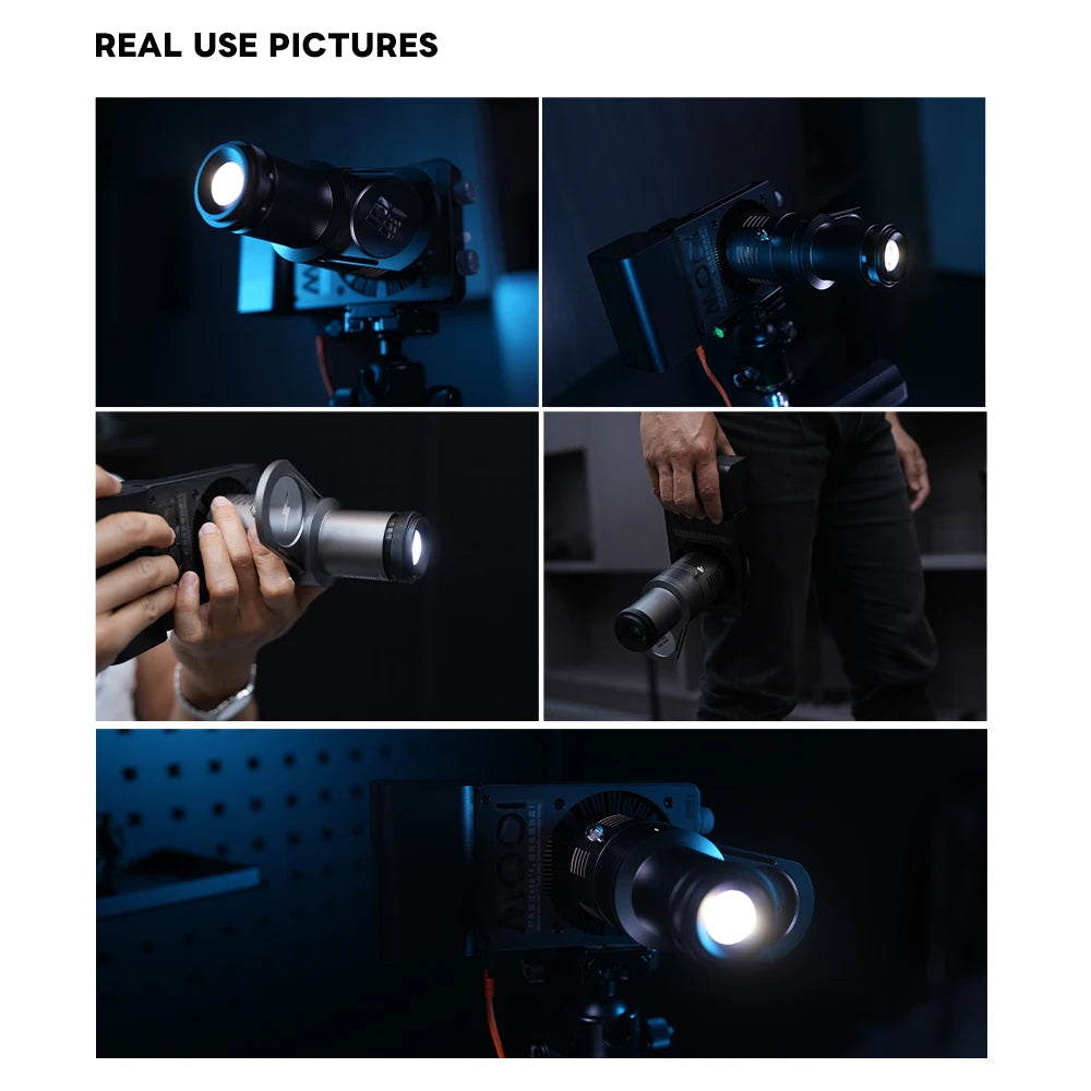 Mini Snoot Projection Attachment - Compatible with Zhiyun, Ulanzi & Godox Mounts