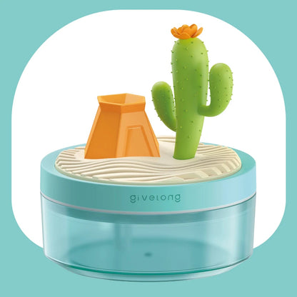 Landscape Air Humidifier – Small USB Spray, Silent Hydration for Bedroom, Desktop & Car, Aromatherapy Diffuser