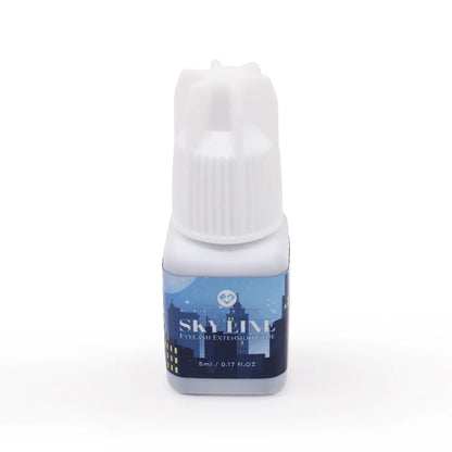 Sky Glue Eyelash Extension Adhesive 5ml – Fast-Drying 0.5s False Lash Glue with Makeup Bag