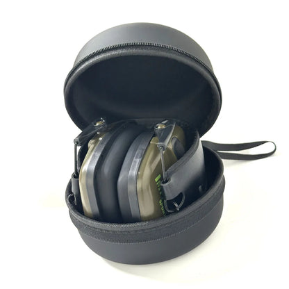 Earmuffs Active Noise-Reduction Headphones — Electronic Hearing Protection for Shooting & Hunting with Carry Case