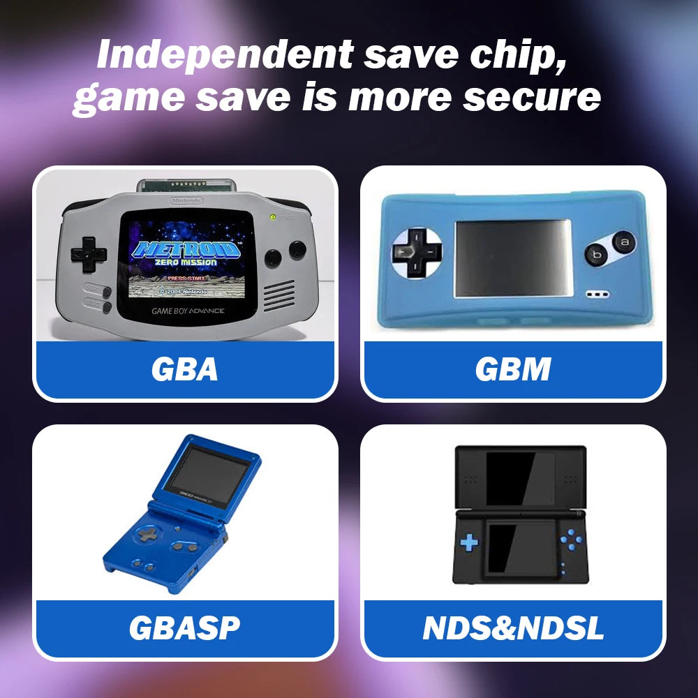 Game Card Burner for Game Boy & GBA – ROM Backup, Save Reader & Flasher for GBC/GB Cartridges