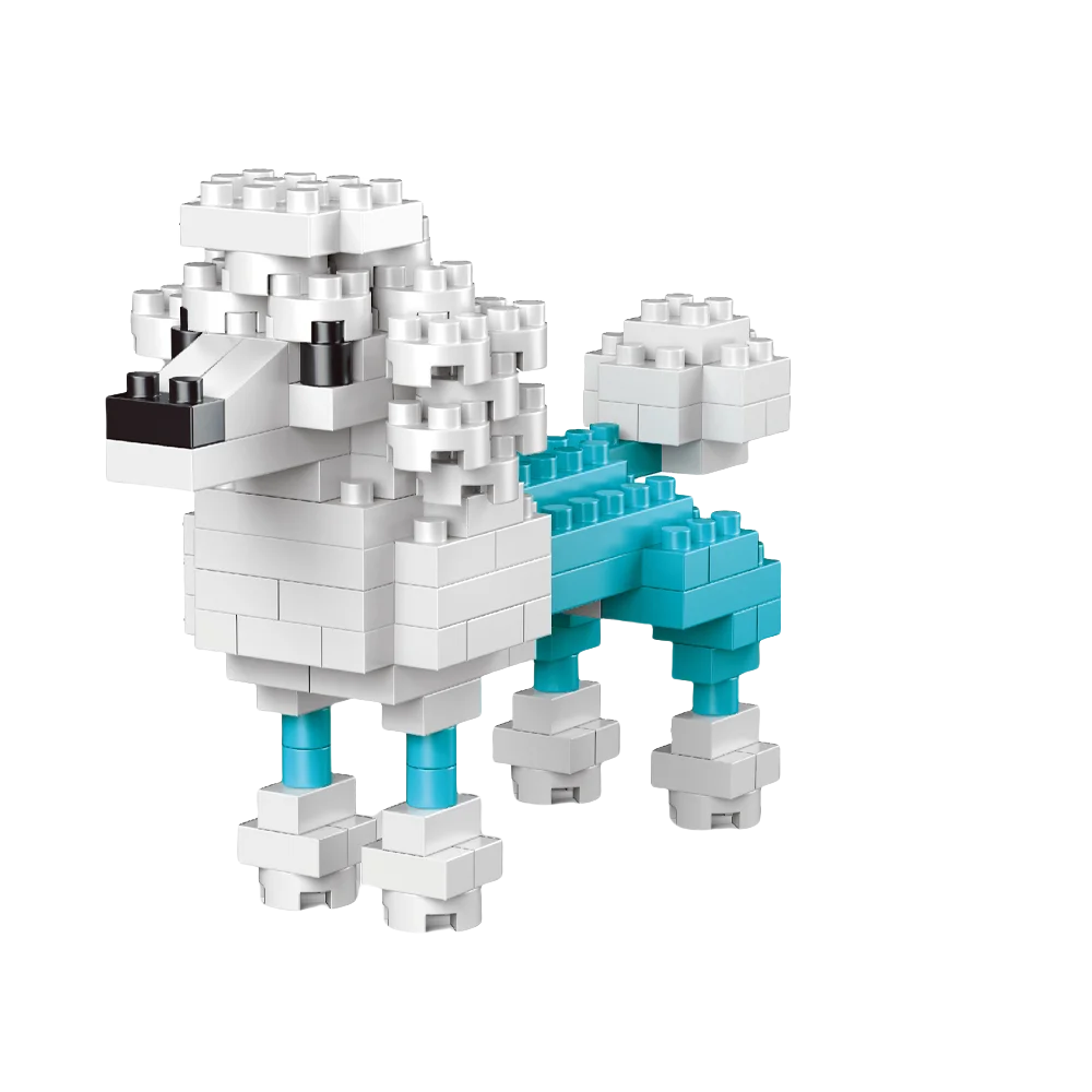 Mini Dachshund Dog Building Blocks Toy – Lifelike Construction Set for Kids & Adults, Fun Educational DIY