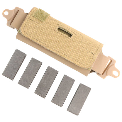 BOOIU Tactical Helmet Counterweight Bag – Balance Kit with 5 Counter Blocks for OPS FAST PJ MH Helmets
