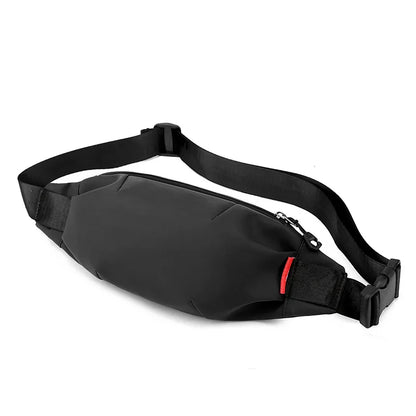 Waterproof Men’s Crossbody Waist Bag – Stylish Travel Belt Bag for College Students and Young Adults