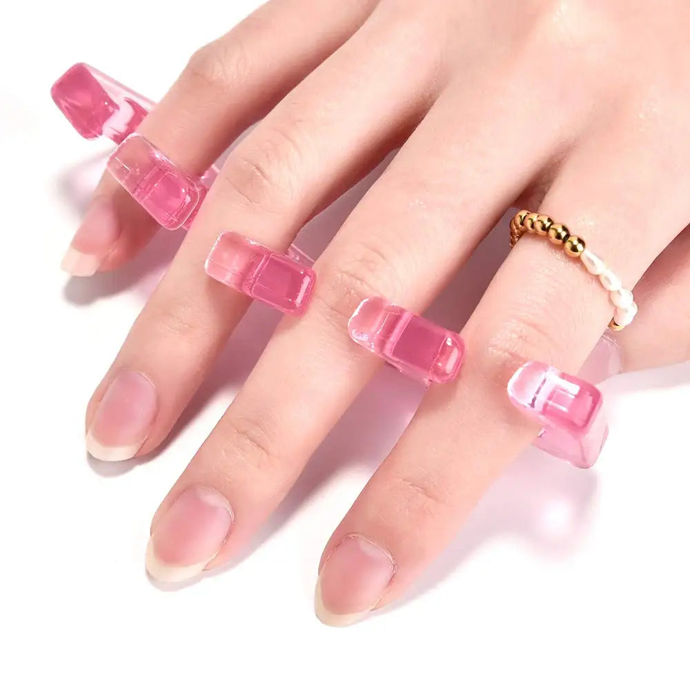 Soft Silicone Toe Separators - Flexible Finger Spacers for Pedicure, Nail Polish, Foot Care & Toe Alignment