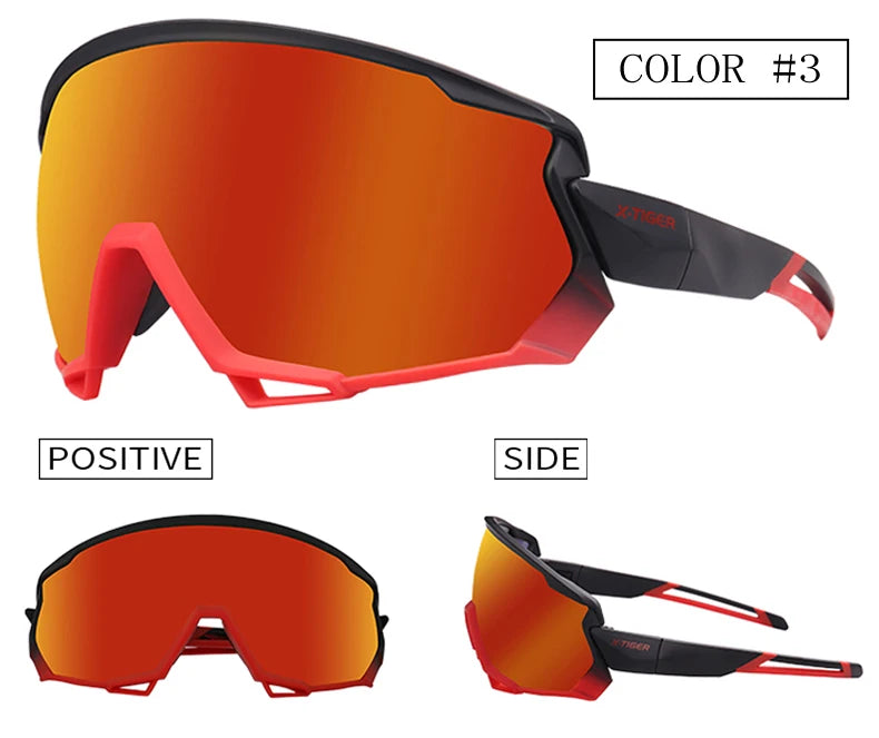 X-TIGER Polarized Cycling Glasses — Photochromic MTB & Road Bike Sunglasses for Sports
