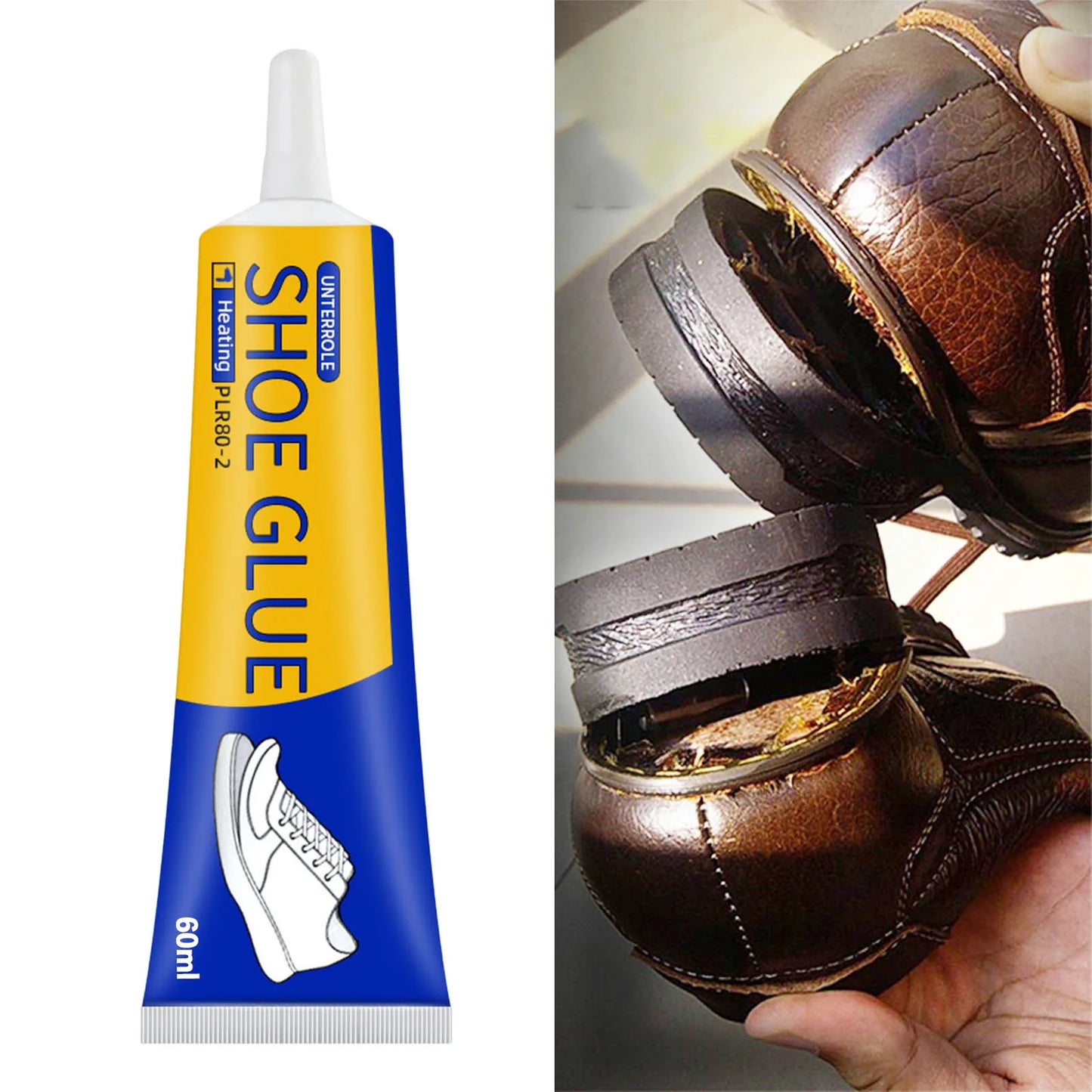 Clear Shoe Repair Adhesive – Low Odor Strong Resin Glue for Shoes & Boots