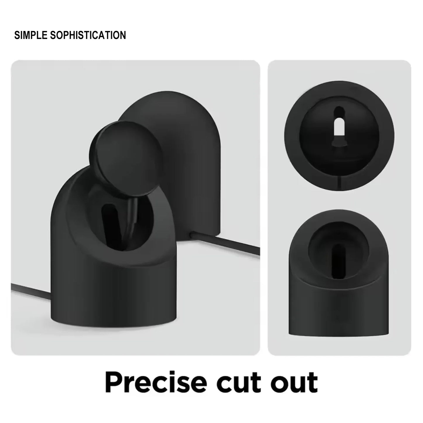 Samsung Galaxy Watch Charger Stand – Silicone Charging Dock Compatible with Galaxy Watch 3, 4, 5 Pro, 6 & Watch 7 Base Holder