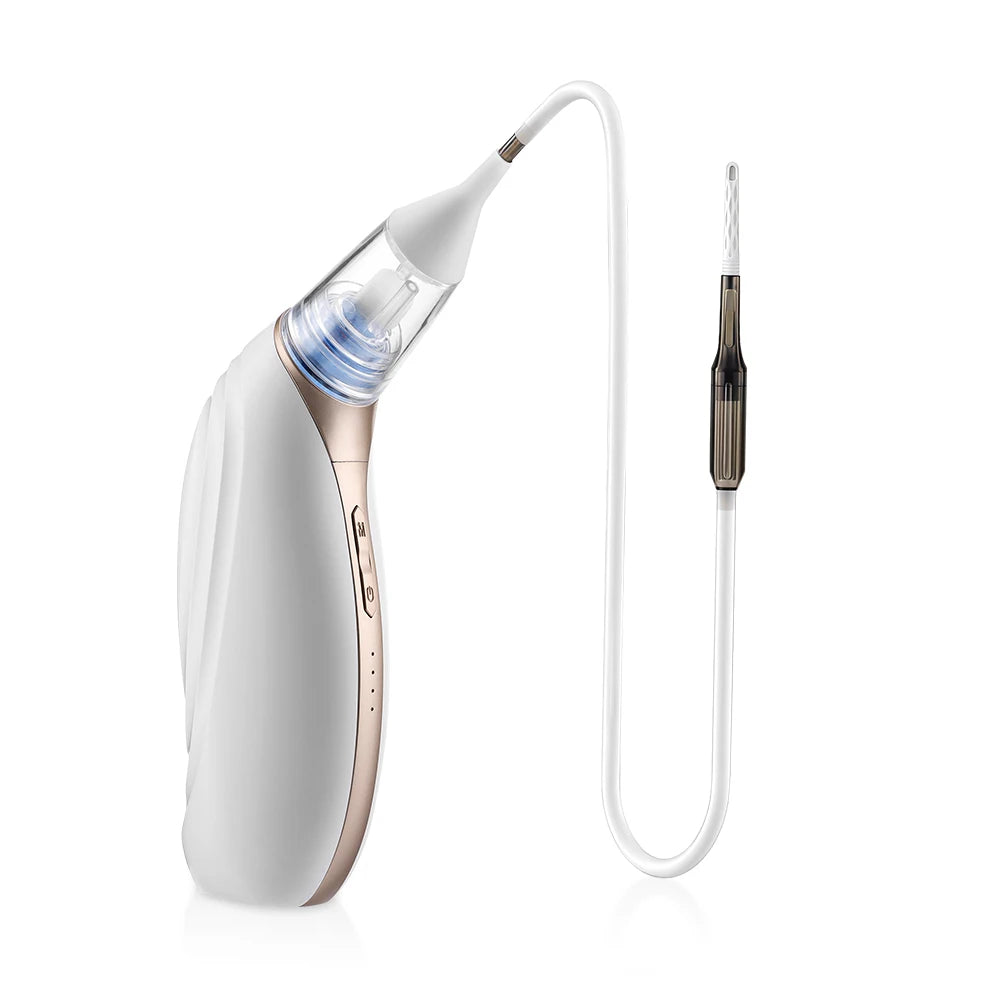 2-in-1 Intelligent Earwax Remover Vacuum Kit – 3-Level Adjustable Suction, Low-Noise Ear Cleaning & Dryer Tool for Adults & Kids