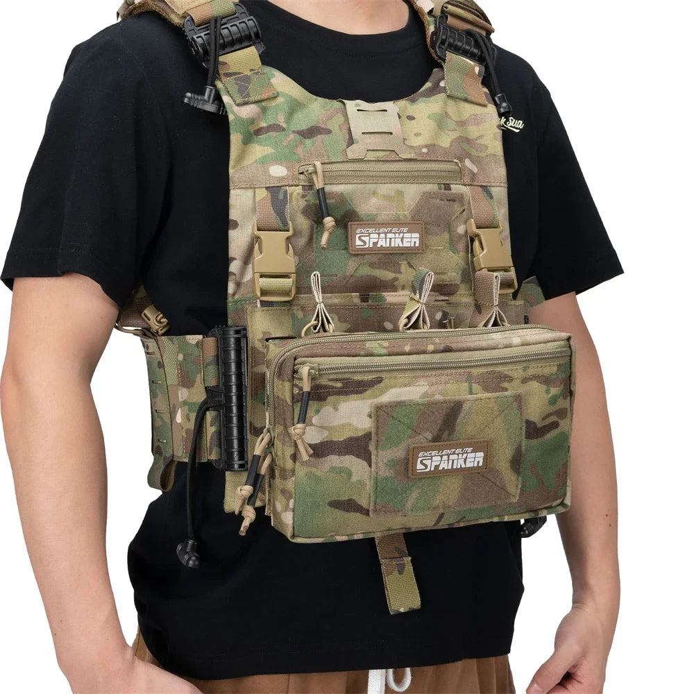 Tactical MOLLE Triple Magazine Pouch – Open-Top Universal Cartridge Holder & Accessories Bag