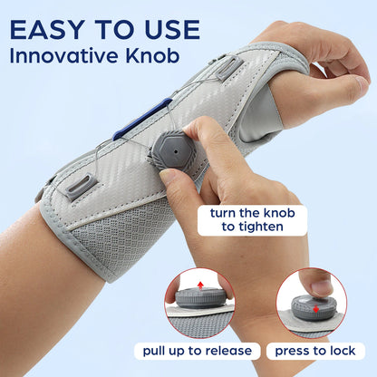 Adjustable Wrist Brace - Carpal Tunnel, Tendonitis & Sprain Support for Men and Women