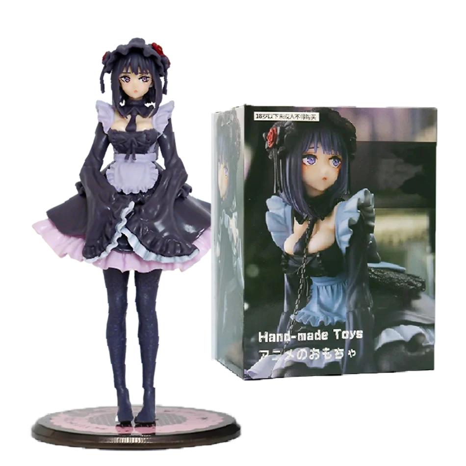 My Dress-Up Darling Anime Figures – Kitagawa Marin & Shizuku Kuroe Black Maid Outfit Action Figurines, Collectible Model